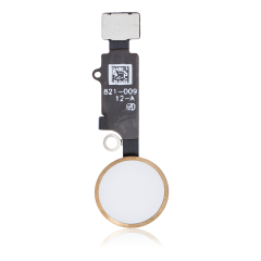 Home Button With Flex Compatible For iPhone 7 / 7 Plus / 8 / 8 Plus / SE (2020) / SE (2022) (Gold) (Warning: Compatible For Cosmetic Use Only)
