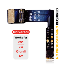 Pre-Programmed Universal Battery Tag-On Flex (Soldering Not Required) Compatible For iPhone 14 / 14 Plus (AmpSentrix)