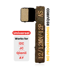 Pre-Programmed Universal Battery Tag-On Flex (Soldering Not Required) For iPhone 12  / 12 Mini / 12 Pro (AmpSentrix) (With I2C, JCID, Qianli)