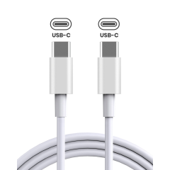 USB-C to C Cable For iPhone / iPad (1 m / 3 ft) (OEM Grade A) (Bulk Packaging) (10 Pack)