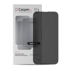 Casper Pro Tempered Glass For iPhone 15 Pro Max (10 Pack) (Privacy)