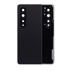 Back Cover Glass With Camera Lens For Samsung Galaxy Z Fold 4 (Service Pack) (Phantom Black)