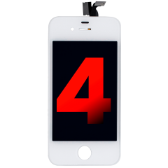LCD Assembly For iPhone 4 (GSM) (Aftermarket Plus) (White)