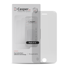 Casper Pro Tempered Glass For iPhone 5 / 5S / 5C / SE (2016) (10 Pack) (Clear)