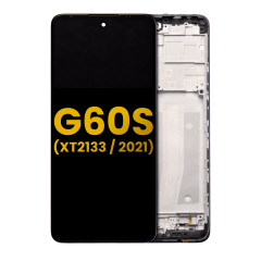 LCD Assembly With Frame For Motorola Moto G60S (XT2133 / 2021) (Refurbished) (All Colors)