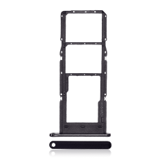 Dual Sim Card Tray Compatible For Samsung Galaxy A14 (A145F) (Black)