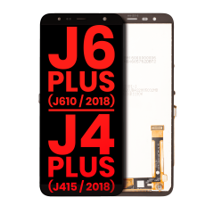 LCD Assembly Without Frame For Samsung Galaxy J6 Plus (J610 / 2018) / J4 Plus (J415 / 2018) (Aftermarket Plus) (Black)