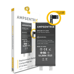 Replacement Battery Core with Universal Tag-On Flex For iPhone 13 Mini (Spot Welding Required) (AmpSentrix Core)