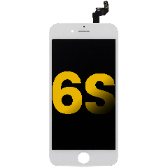 LCD Assembly With Steel Plate Compatible For iPhone 6S (Premium) (White)
