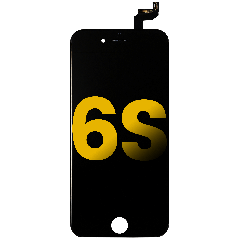 LCD Assembly With Steel Plate Compatible For iPhone 6S (Premium) (Black)
