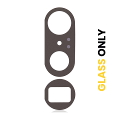 Back Camera Lens (Glass Only) With Adhesive For Google Pixel 7 Pro (2 Piece Set)