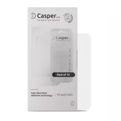 Casper Pro Tempered Glass For iPhone 16 Pro Max / 17 Pro Max (10 Pack) (Clear)