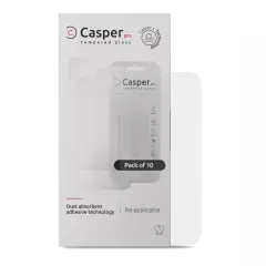 Casper Pro Tempered Glass For iPhone 16 Pro / 17 / 17 Pro (10 Pack) (Clear)
