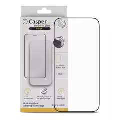 Casper Pro Edge Tempered Glass For iPhone 16 Pro Max / 17 Pro Max (Retail Pack) (Clear)
