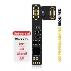 Pre-Programmed Universal Battery Tag-On Flex (Soldering Not Required) For IPhone SE (2022) (AmpSentrix) (With I2C, JCID, Qianli)