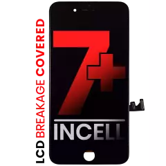 LCD Assembly With Steel Plate Compatible For iPhone 7 Plus (Aftermarket Pro: XO7 Incell) (Black)