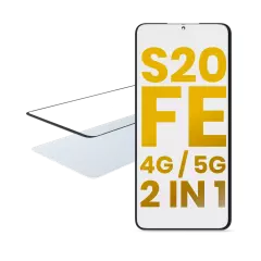 2 in 1 Front Glass With OCA Pre-Installed For Samsung Galaxy S20 FE 4G / 5G