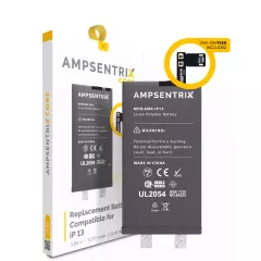 Replacement Battery Core with Universal Tag-On Flex For iPhone 13 (Spot Welding Required) (AmpSentrix Core)