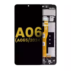 LCD Assembly With Frame For Samsung Galaxy A06 (A065 / 2024) (Refurbished) (All Colors)
