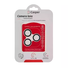 Casper Camera Lens Protector For iPhone 16 Pro / 16 Pro Max (White Titanium) (Clear)