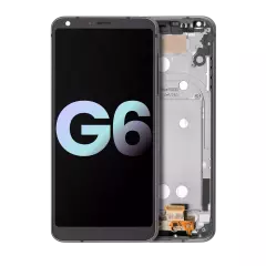 LCD Assembly With Frame For LG G6 (Genuine OEM) (Astro Black)