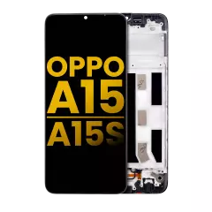 LCD Assembly With Frame For OPPO A15 / A15S (Refurbished) (All Colors)
