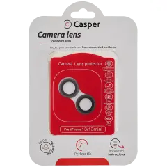 Casper Camera Lens Protector For iPhone 13 / 13 Mini (Black) (Clear)