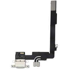 Charging Port Flex Cable Compatible For iPhone 16 Pro Max (Aftermarket Plus) (White Titanium)