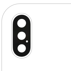 Back Camera Lens With Adhesive (Glass Only) Compatible For iPhone X (10 Pack) (Aftermarket Plus)