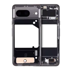 Mid-Frame Housing Compatible For Google Pixel 8 (Obsidian)