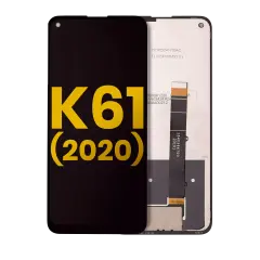 LCD Assembly Without Frame For LG K61 (2020) (Refurbished) (Black)
