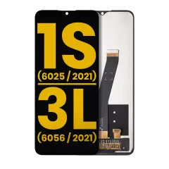 LCD Assembly Without Frame For Alcatel 1S (6025 / 2021) / Alcatel 3L (6056 / 2021) (Refurbished) (All Colors)