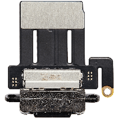 Charging Port Flex Cable For iPad Pro 11" 5th Gen (2024) (Aftermarket Plus) (Space Black)