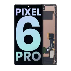 OLED Assembly With Frame (With Finger Print Sensor) Compatible For Google Pixel 6 Pro (Genuine OEM) (All Colors)