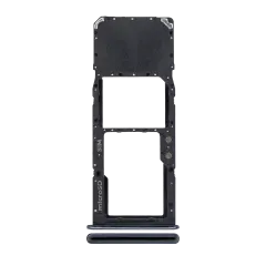 Single Sim Card Tray Compatible For Samsung Galaxy A51 4G (A515 / 2019) / A71 (A715 / 2020) (Prism Crush Black)