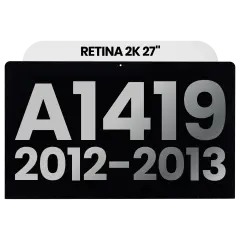Complete LCD Display Assembly For iMac 27" 2K A1419 (2012-2013) (LM270WQ1 SDF1 / F2) (Used OEM Pull: Grade A)