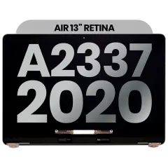 Complete LCD Display Assembly For MacBook Air 13" A2337 (2020)   (Used OEM Pull: Grade A) (Space Gray)