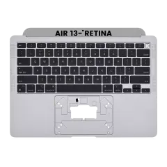 Top Case With Keyboard For MacBook Air 13" A2337 (2020)  (Used OEM Pull: Grade New) (Space Gray) (US Keyboard)