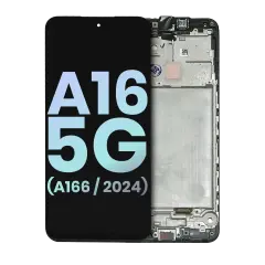 OLED Assembly With Frame Compatible For Samsung Galaxy A16 5G (A166U / 2024) (US Version) (Service Pack) (All Colors)