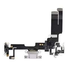 Charging Port Flex Cable For iPhone 14 (Used OEM Pull) (Purple)