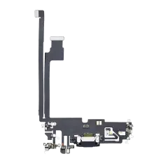 Charging Port Flex Cable Compatible For iPhone 12 Pro Max (Aftermarket Plus) (Graphite)