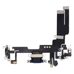 Charging Port Flex Cable For iPhone 14 (Aftermarket Plus) (Midnight)