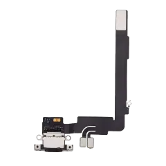Charging Port Flex Cable Compatible For iPhone 16 Pro Max (Premium) (Black Titanium)