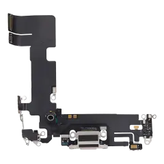 Charging Port Flex Cable Compatible For iPhone 13 (Used OEM Pull) (Pink)