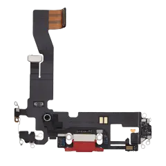 Charging Port Flex Cable For iPhone 12 (Used OEM Pull) (Red)