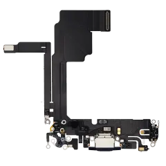 Charging Port Flex Cable For iPhone 15 Pro (Premium) (Blue Titanium)