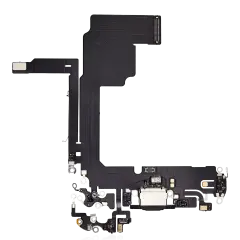 Charging Port Flex Cable For iPhone 15 Pro (Premium) (Black Titanium)