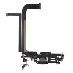 Charging Port Flex Cable Compatible For iPhone 13 Pro Max (Used OEM Pull) (Graphite)