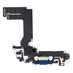 Charging Port Flex Cable Compatible For iPhone 13 Mini (Premium) (Blue)