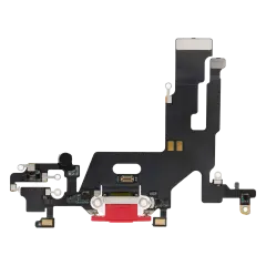 Charging Port Flex Cable Compatible For iPhone 11 (Premium) (Red)